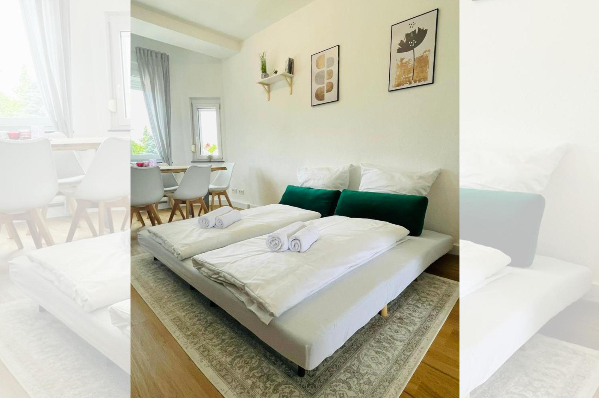 Peter Apartments - Wohnung 90Qm, 3 Schlafzimmer, Kueche, Wohnzimmer, Balkon, Netflix Fulda Exterior photo